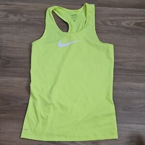 Nike Women's Neon Yellow Tank Top